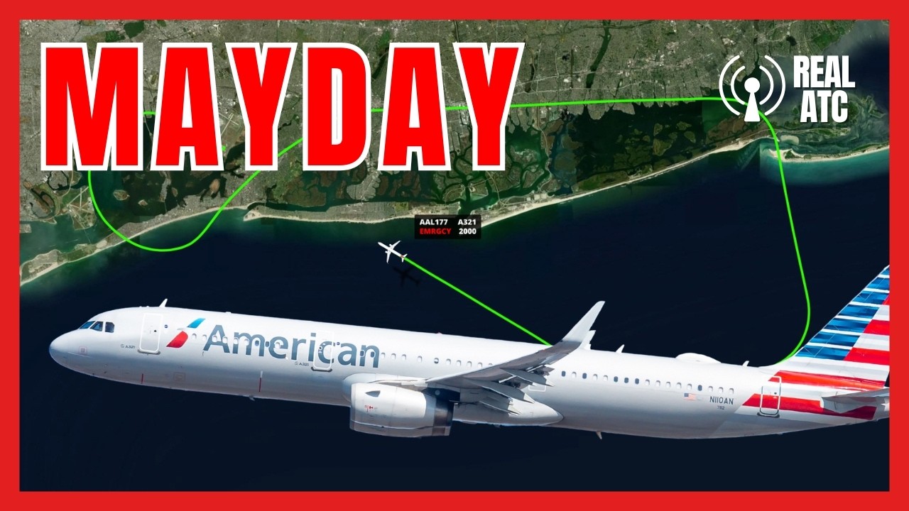 EMERGENCY: American Airlines A321 Flight Control Failure at JFK