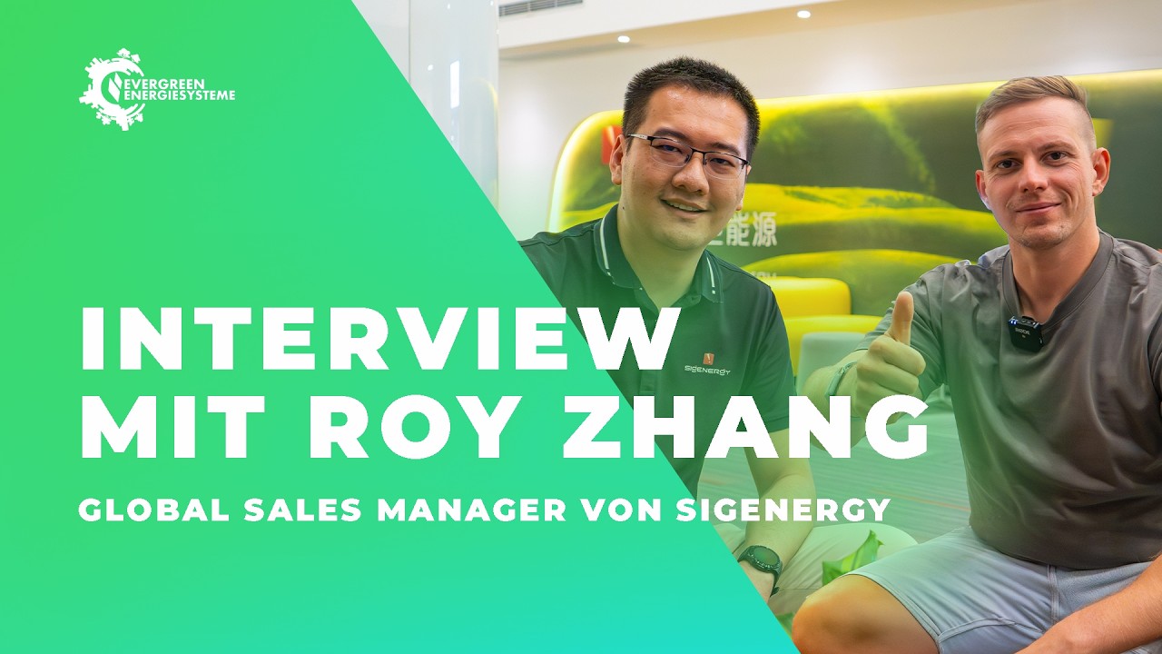 Sigenergy 2025/26: V2X, Speicher & Solar – das sagt der Head of Global Sales