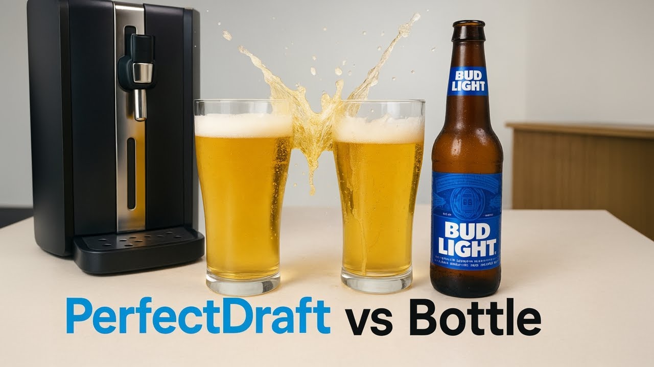 PJT 1st beer as Voted by U Bud Light Perfectdraft Keg vs Bottle: Honest Review