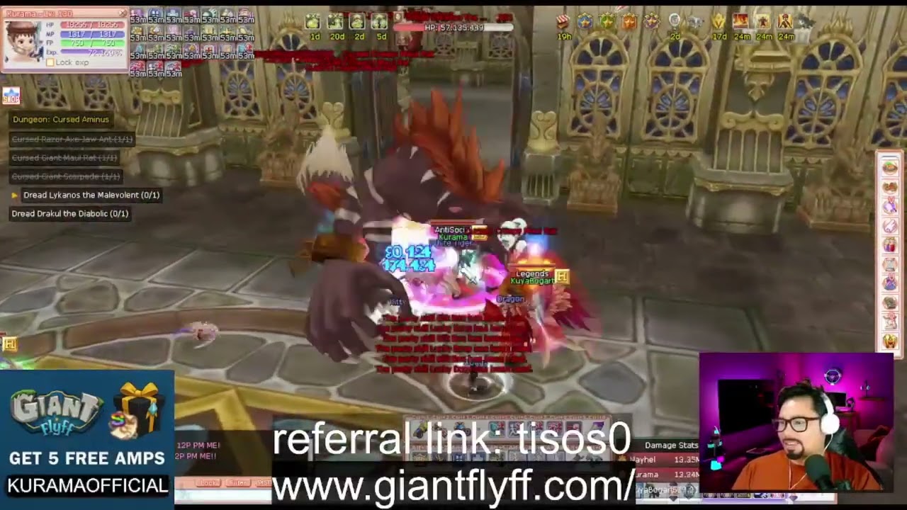 GIANT FLYFF LAST RUN CURSED AMINUS DUNGEON FT. KUYABOGART/NAYHEL