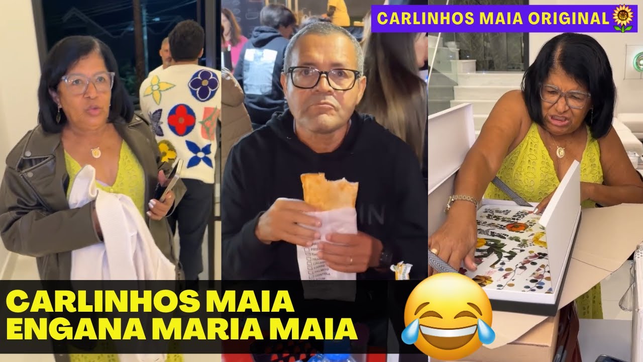 MARIA MAIA FICOU BRABA | TANTOS PRESENTES E NO FINAL A SURPRESA 😂😂 | CARLINHOS MAIA 🌻
