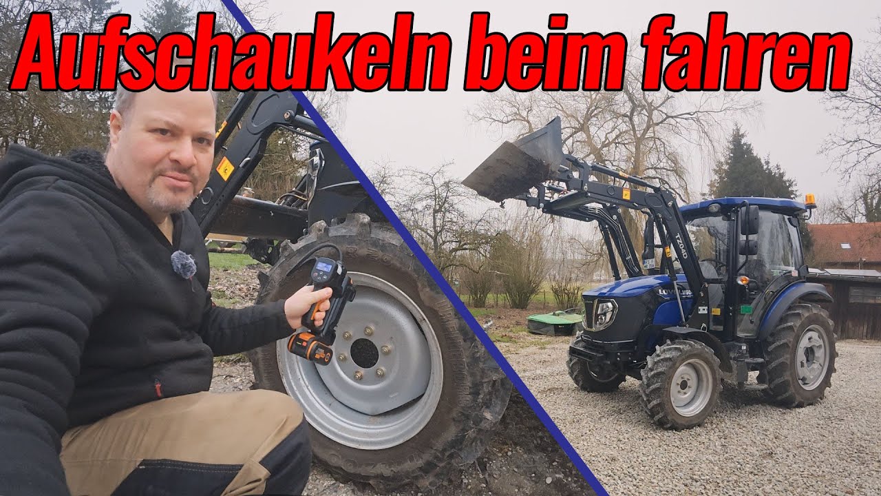 Traktor Hüpfen - Aufschaukeln beim fahren | Lovol M504
