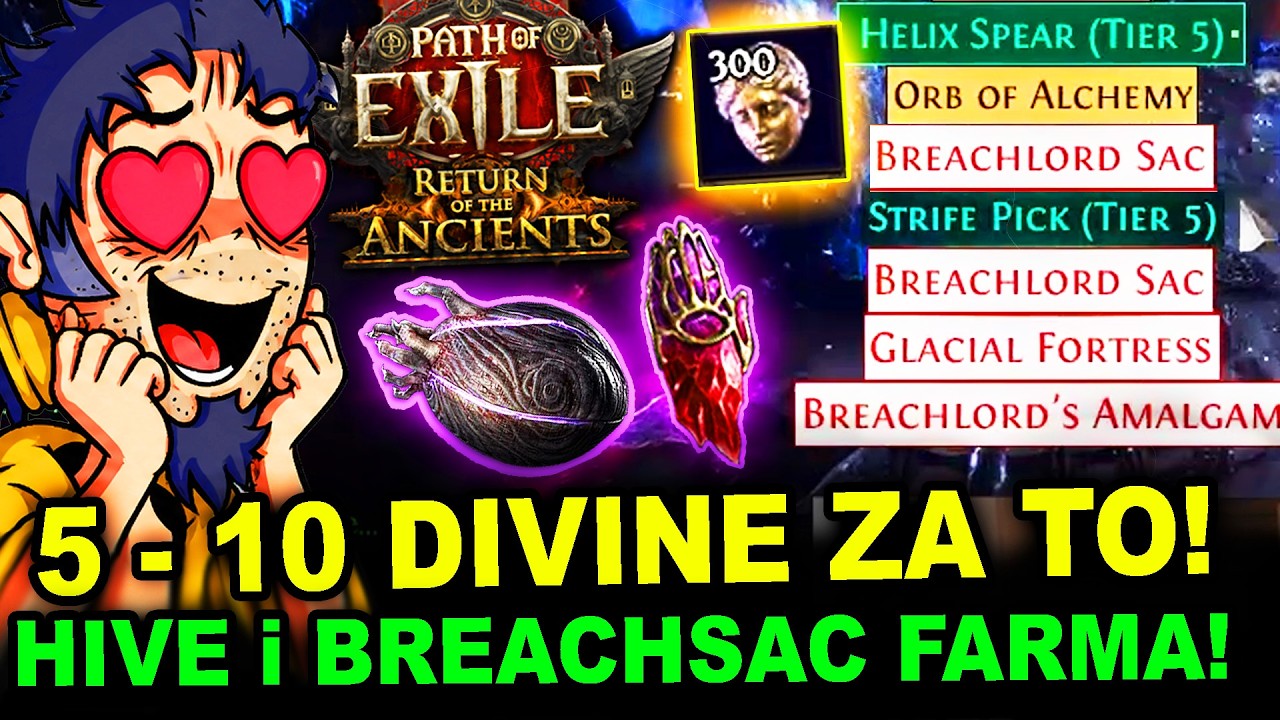 Od 5 do 10 Divine Orb za TĘ MAPĘ! Farma HIVE COLONY w Path of Exile 2