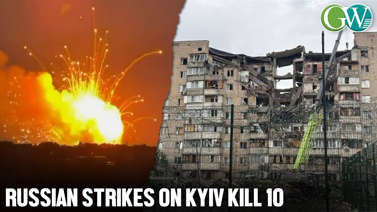 10 KILLED, 46 INJURED AFTER RUSSIA LAUNCHES 2nd MAJOR ATTACK ON KYIV