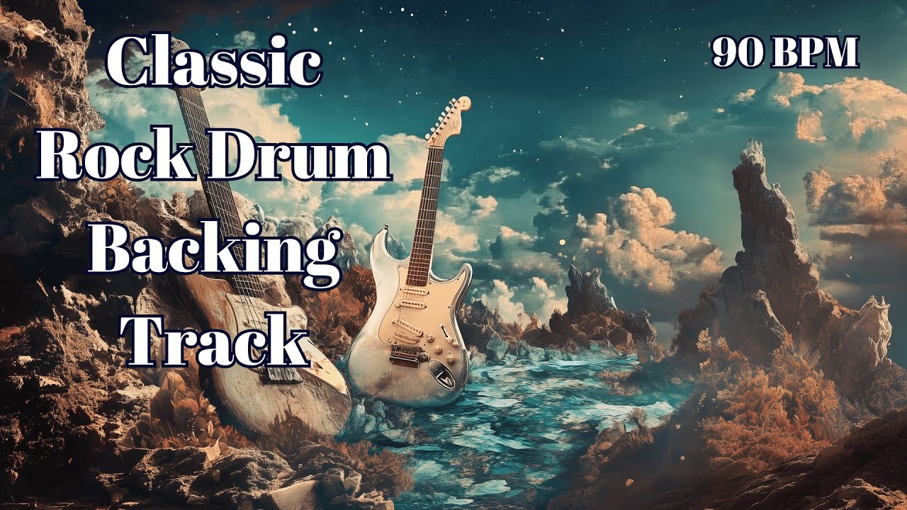 90 BPM Classic Rock Drum Backing Track | Full Song Structure