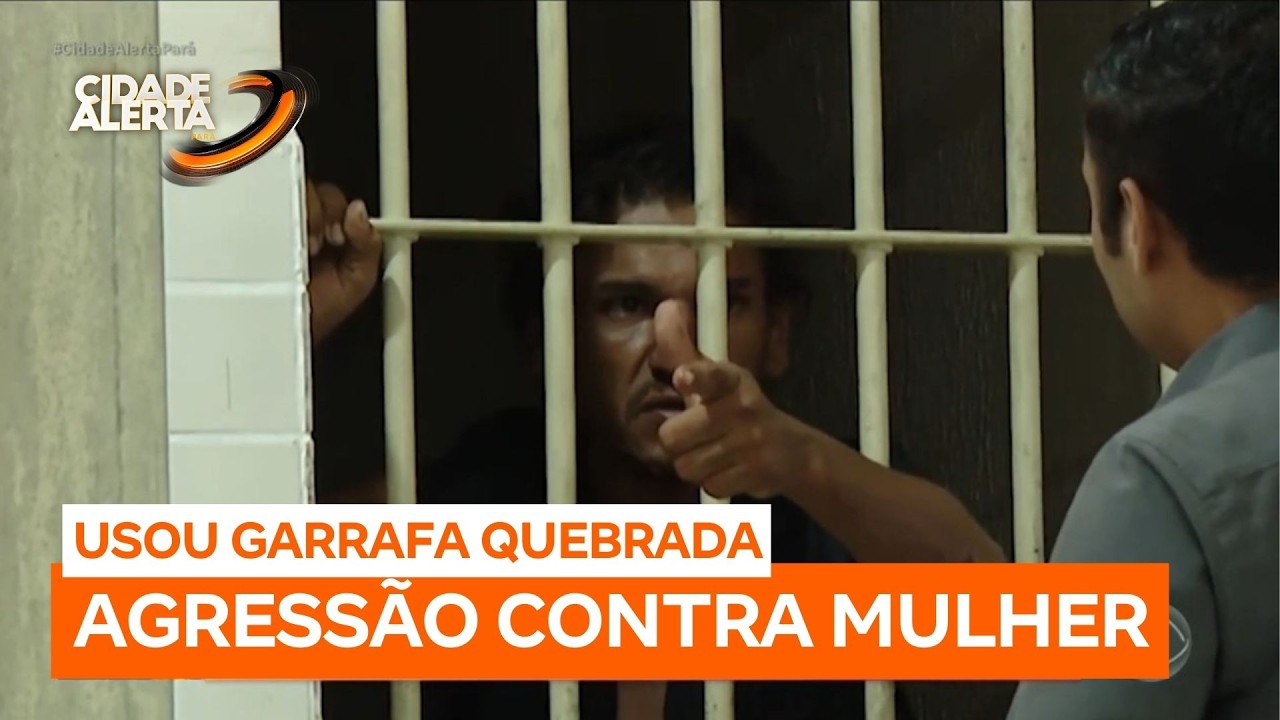 Mulher é atacada pelo companheiro com gargalo de garrafa em Belém