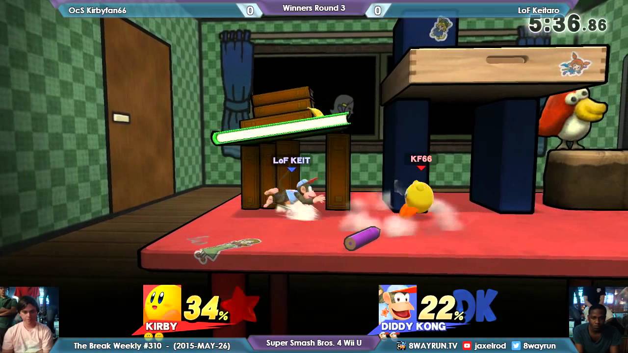 The Break #310   SSB4 W3   OcS Kirbyfan66 VS LoF Keitaro