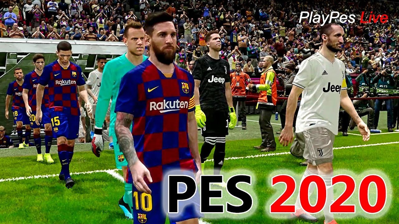 PES 2020 DEMO - BARCELONA vs JUVENTUS - Full Match & MESSI Free Kick Goal - Gameplay PC