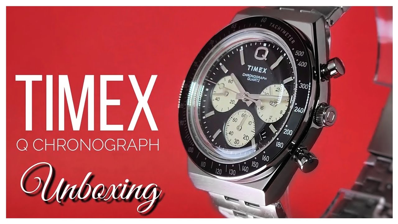 NEW Timex Q Diver Chronograph Unboxing - for those thinking about buying one.