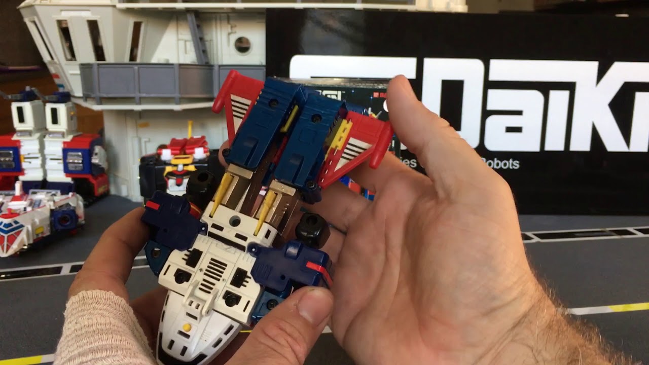 Vintage Bandai Popy Godaikin Daidenjin Japanese diecast robot chogokin toy review