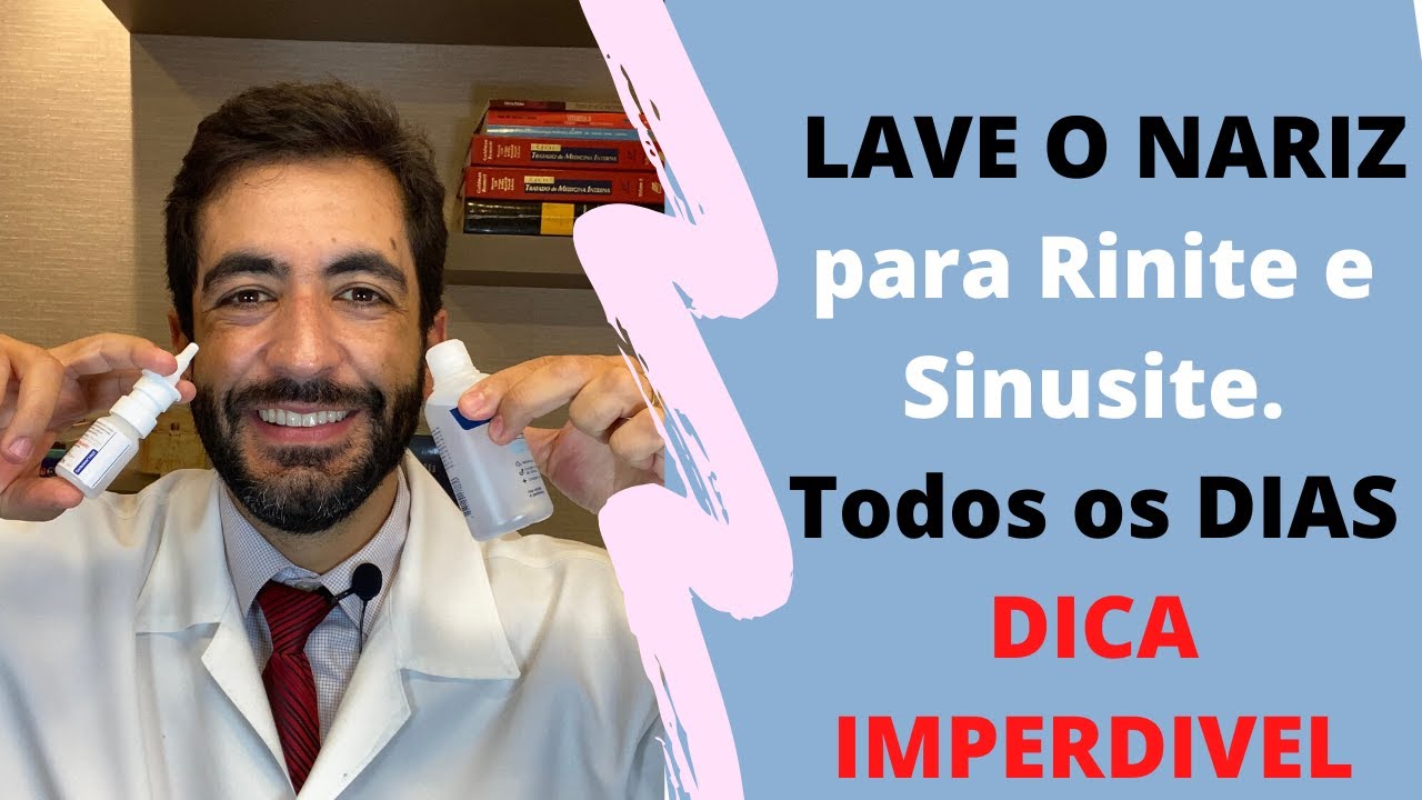 A importância da LAVAGEM NASAL com soro fisiologico CASEIRO diariamente- Dr. Paulo Mendes Jr