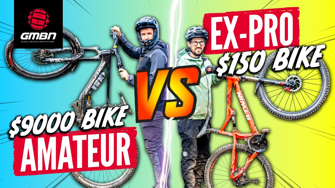 Amateur On A SUPER Bike VS Ex-Pro On A £150 Bike