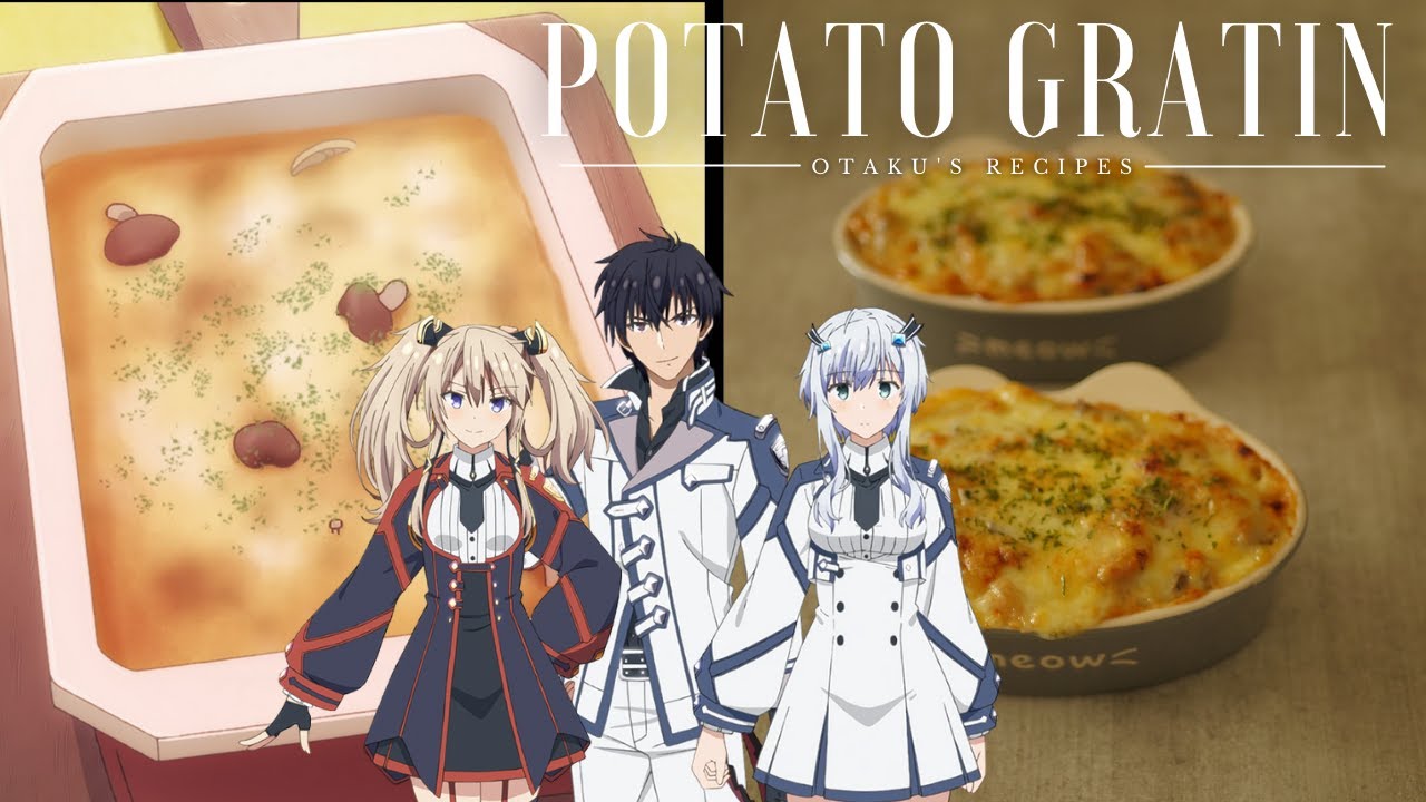 Potato Gratin - Receita inspirada em Maou Gakuin no Futekigousha (The Misfit of Demon King Academy)