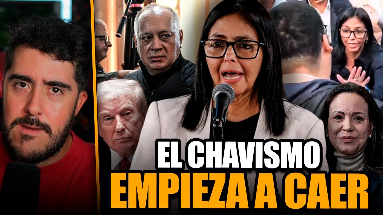 Doble Golpe al Chavismo! Delcy SALE CORRIENDO y Venevisión desafía a Diosdado.