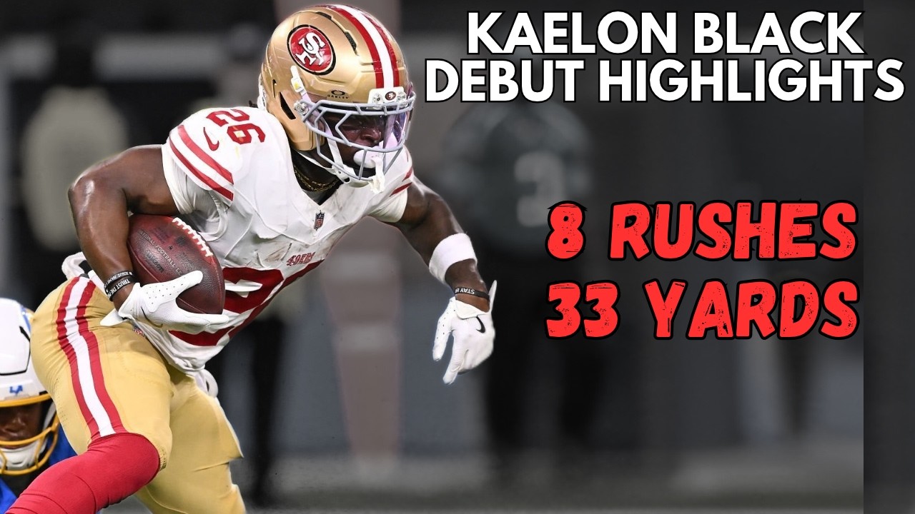 Kaelon Black NFL Debut Highlights 💥  | 2026 Preseason