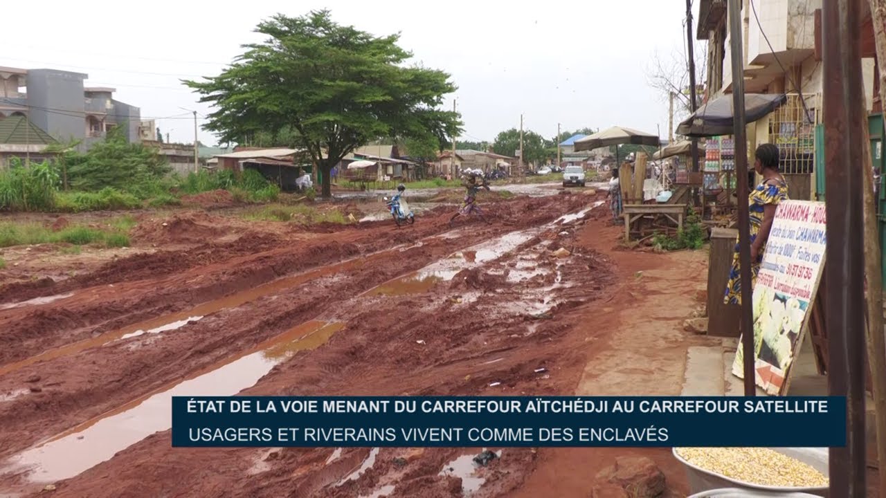 État de la voie menant du carrefour Aïtchédji au carrefour Satellite