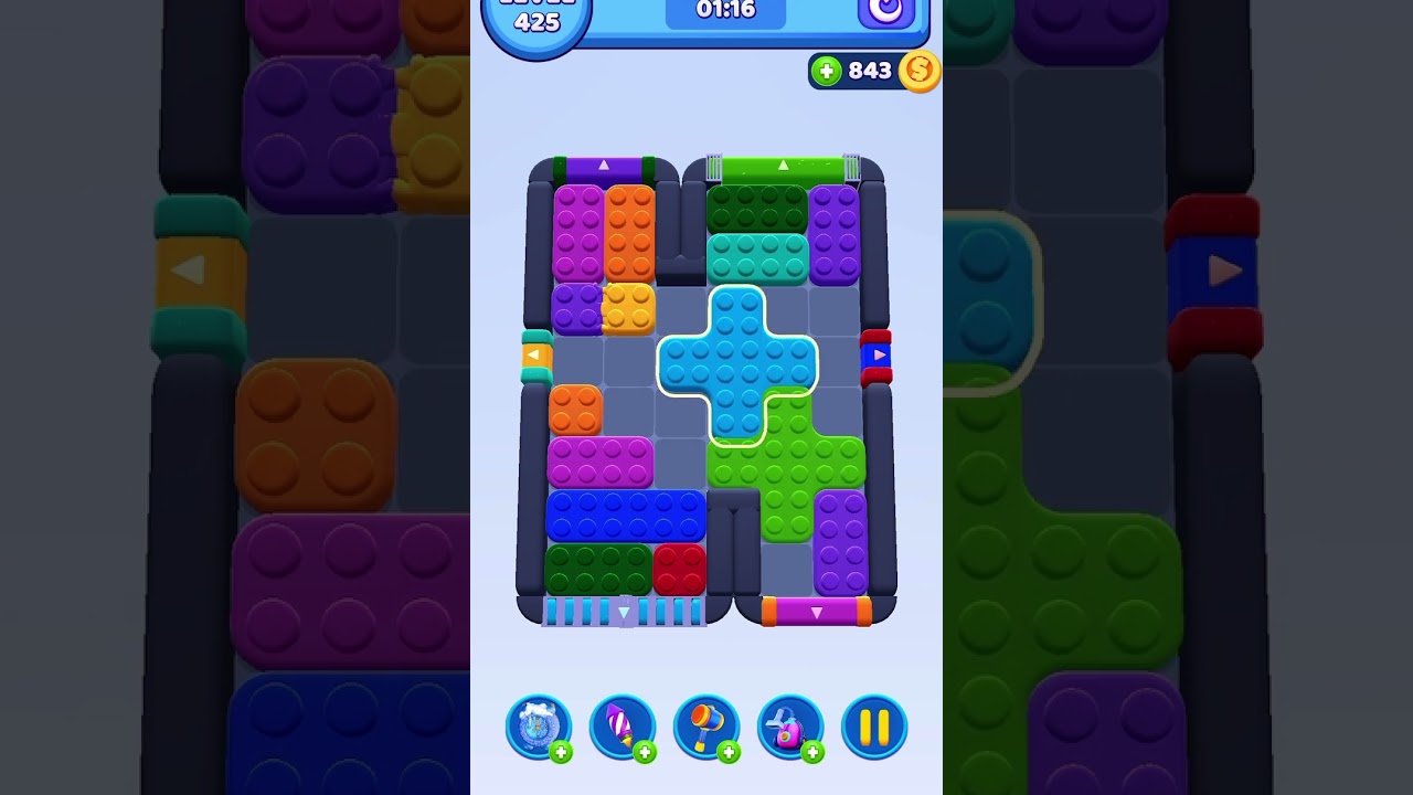 Color Block Jam level 425 #games #gaming #solution #gameplay #walkthrough #&ccedil;&ouml;z&uuml;m #solved #tips