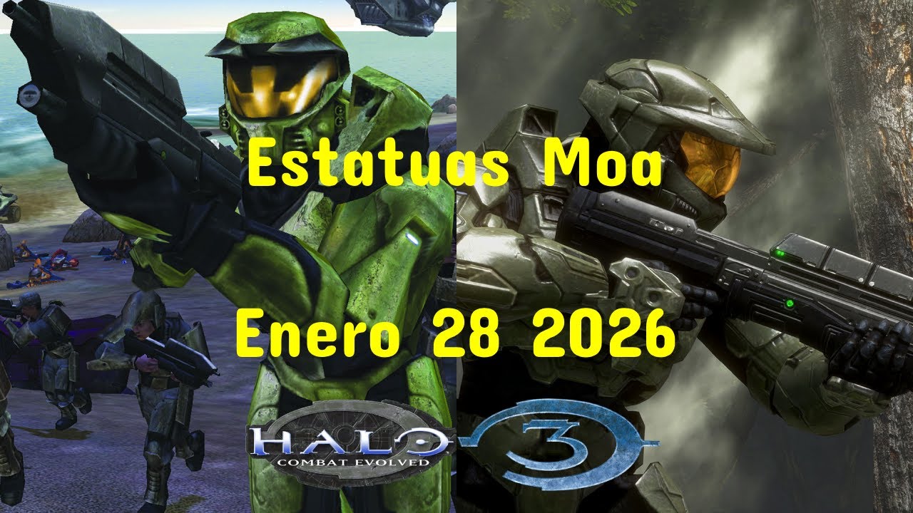 Ubicación estatuas MOA Diciembre 31 2025 | Halo CE   y   Halo 3