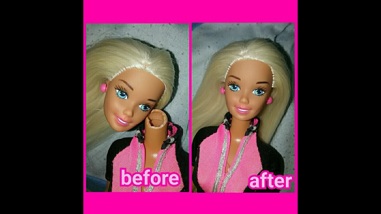 How to repair a broken Barbie neck