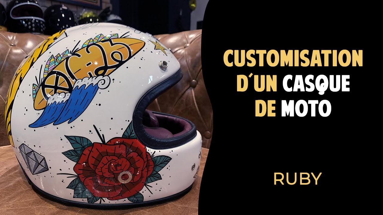 Customisation d'un casque de moto Ruby
