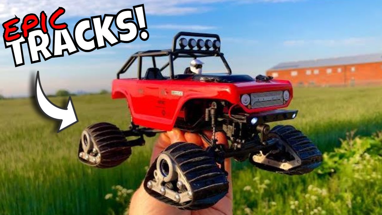 The Coolest Mini Crawler You'll See This Year!  Tracked Axial SCX24