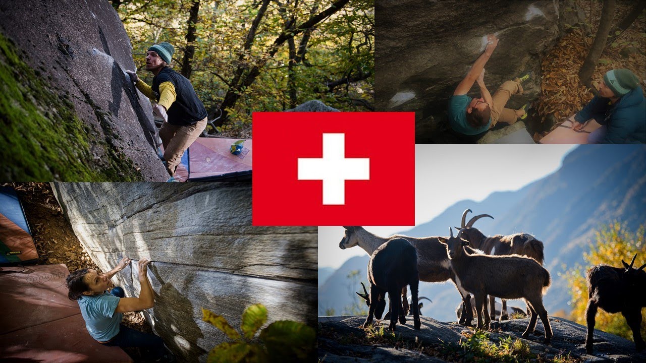 Chironico Bouldering Tessin Oktober 2021