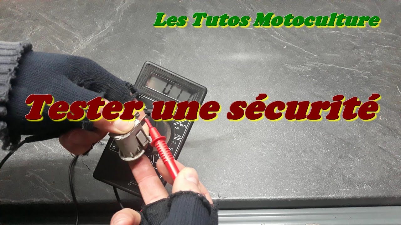 Comment tester une sécurité de tracteur tondeuse