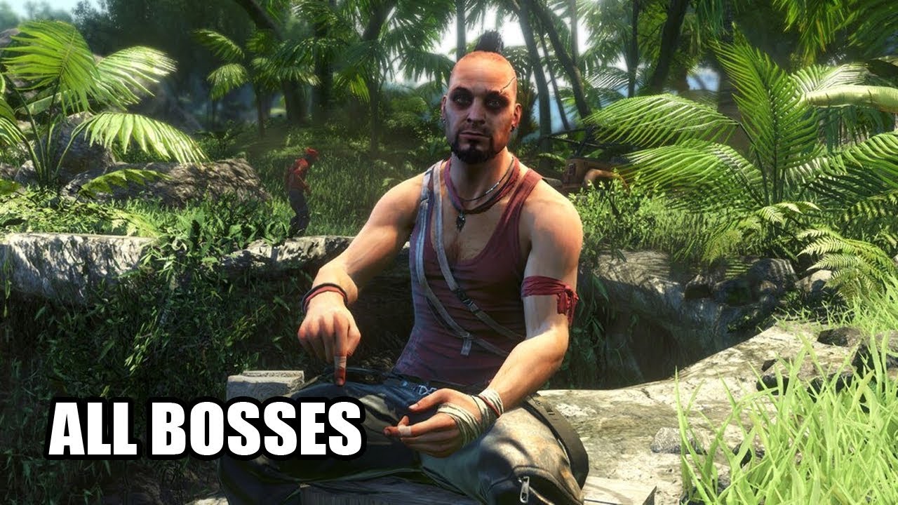 Far Cry 3 - All Bosses (With Cutscenes + Endings) HD 1080p60 PC