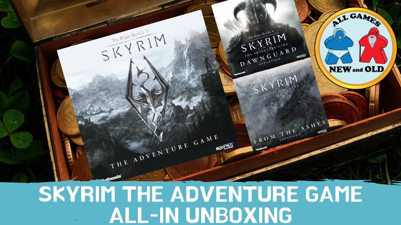 Skyrim The Adventure Game All In Unboxing