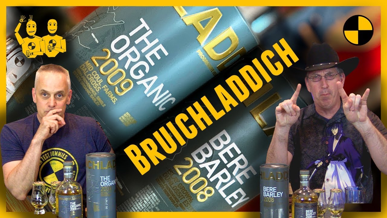 Bruichladdich Bere Barley 2008 and Organic 2009 Islay Scotch