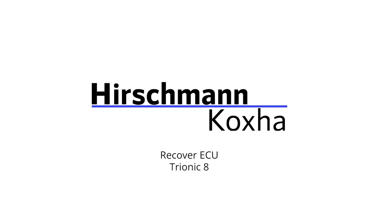 Recover ECU - Trionic 8