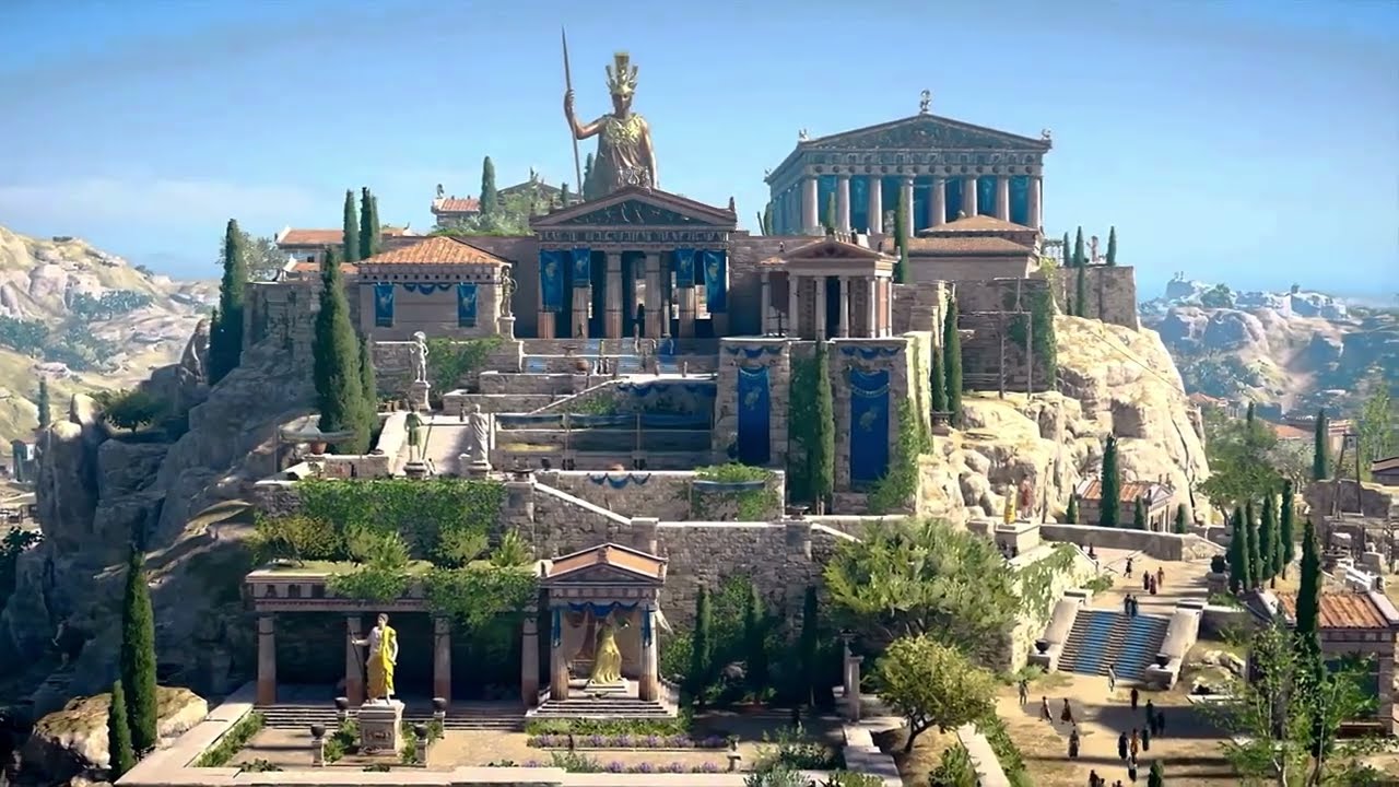 L' Acropole d'Athènes (visite virtuelle) @Grèce Antique