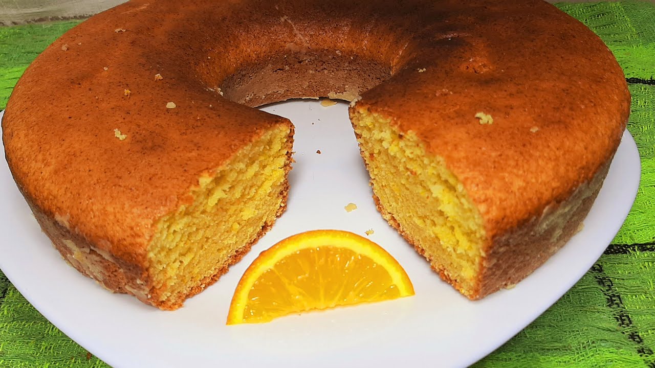 Torta o keke de naranja muy facil