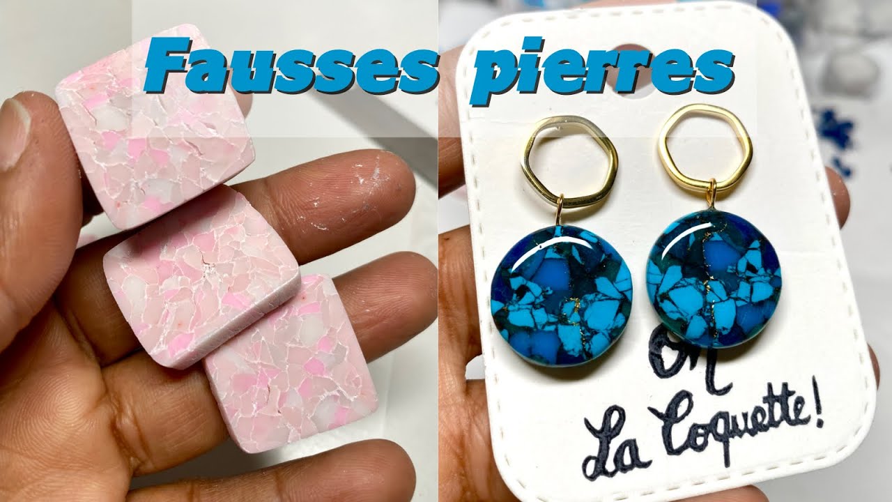 🔴 Imitation pierres avec de la pâte polymère