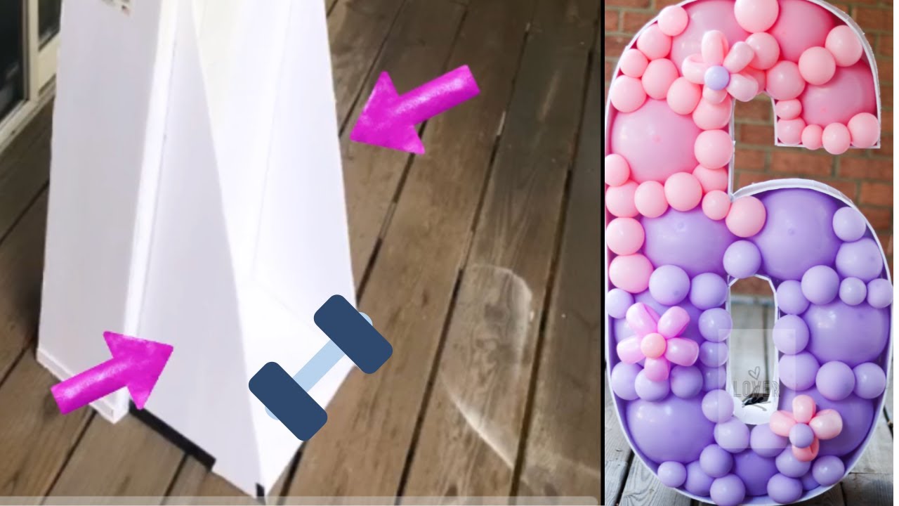 HOW TO: BALLOON MOSAIC STAND | The Real Loverlee