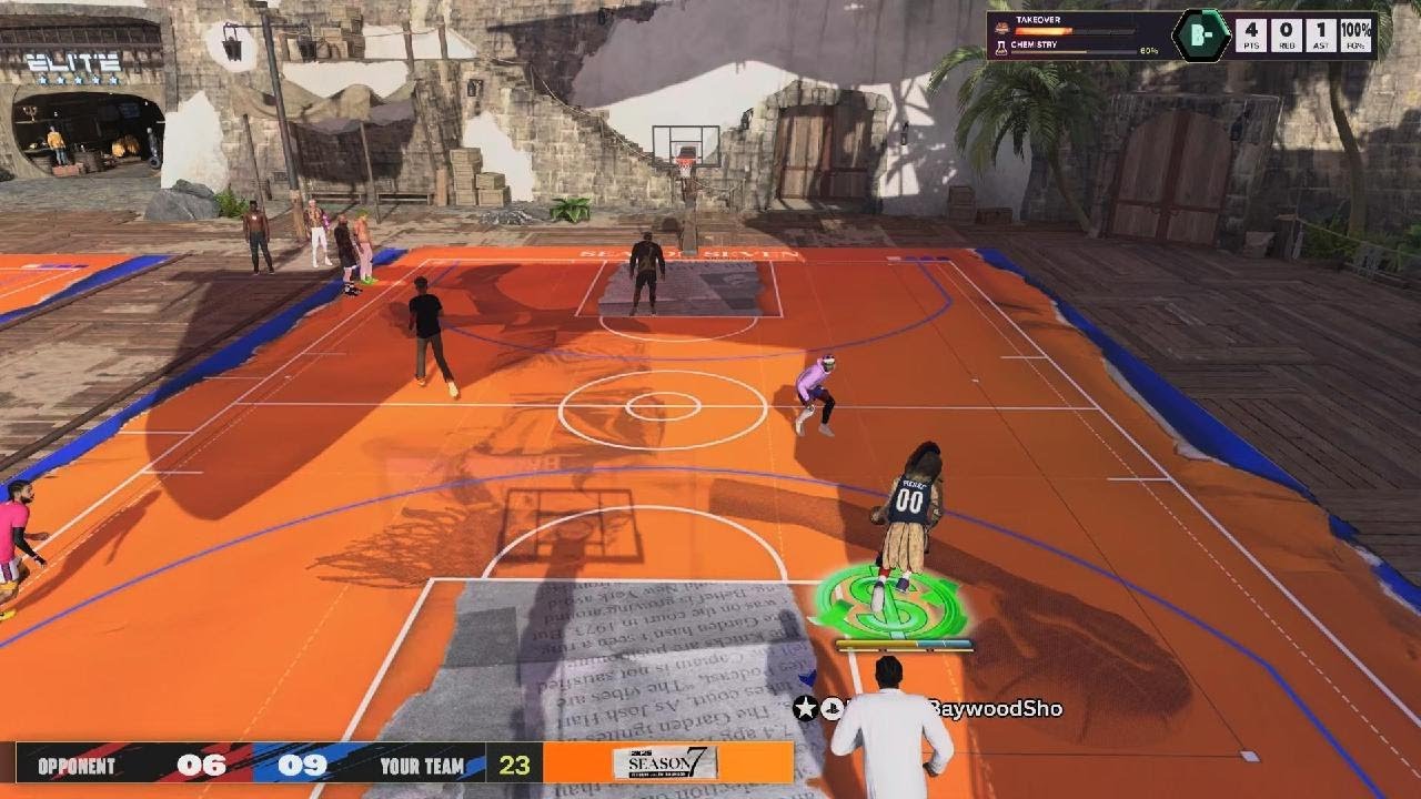 NBA 2K25_off the head self pass