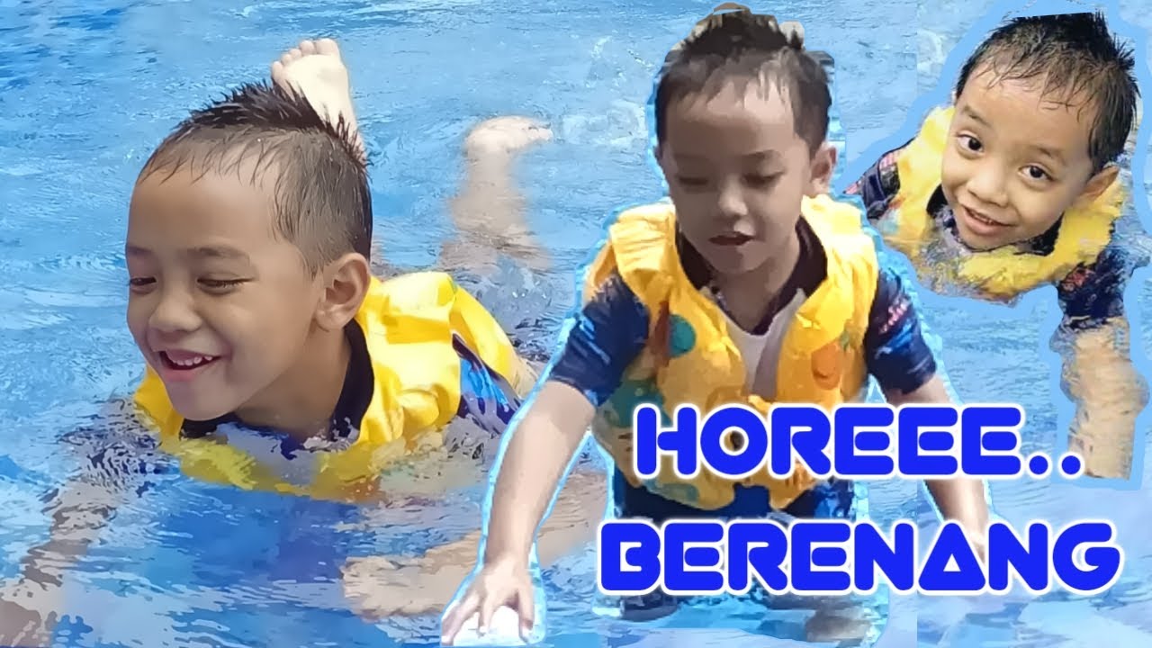 Horee...berenang. Zefano senang banget berenang di hotel Swiss Belinn Bogor @zefanochannel