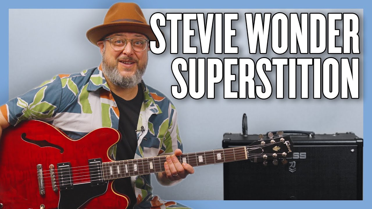 Stevie Wonder Superstition Guitar Lesson + Tutorial