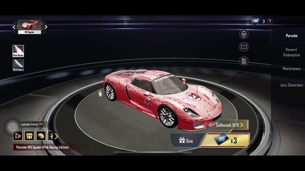Lucky Porsche opening. 60000 uc speed drift opening.