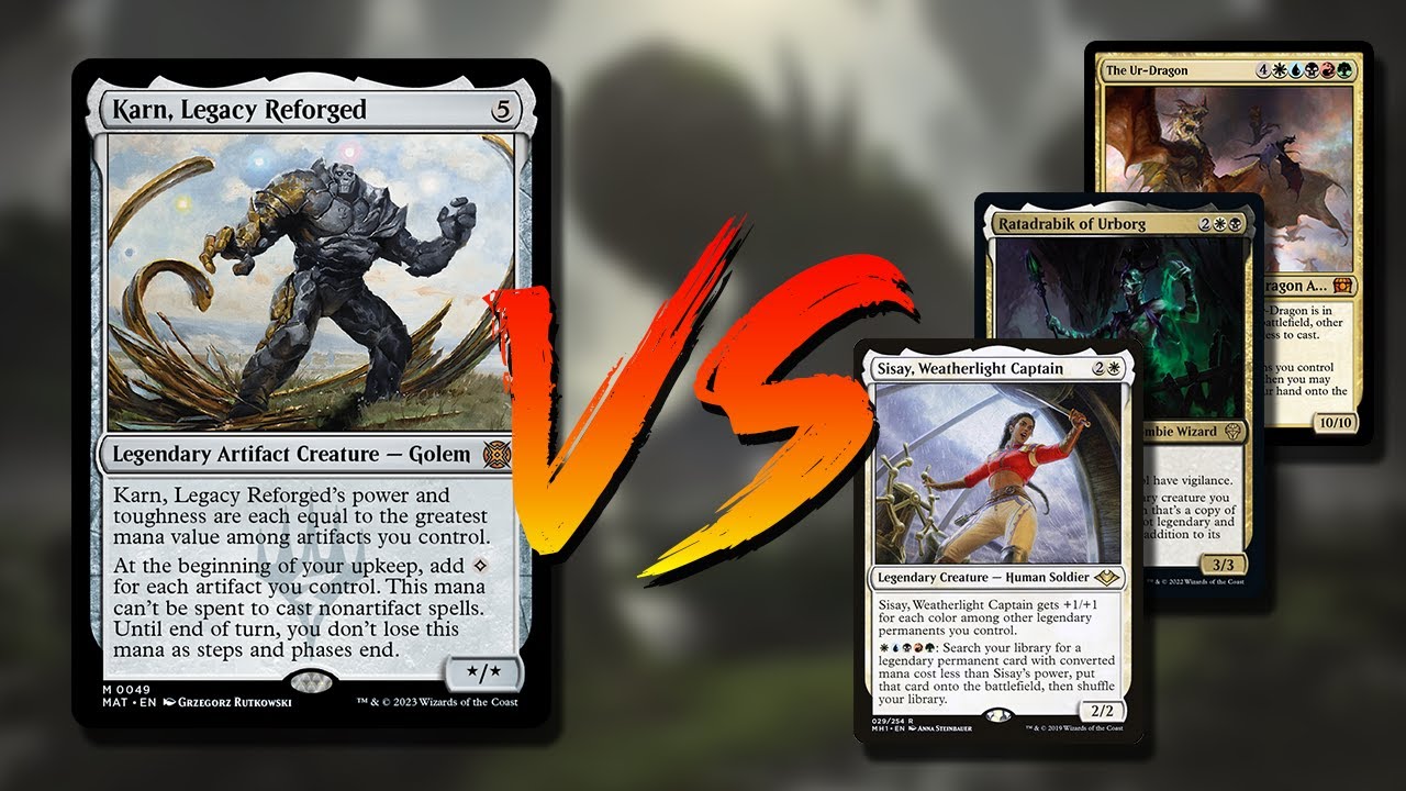 Karn Legacy Reforged CMDR Deck | MTG 1v1 EDH Gameplay