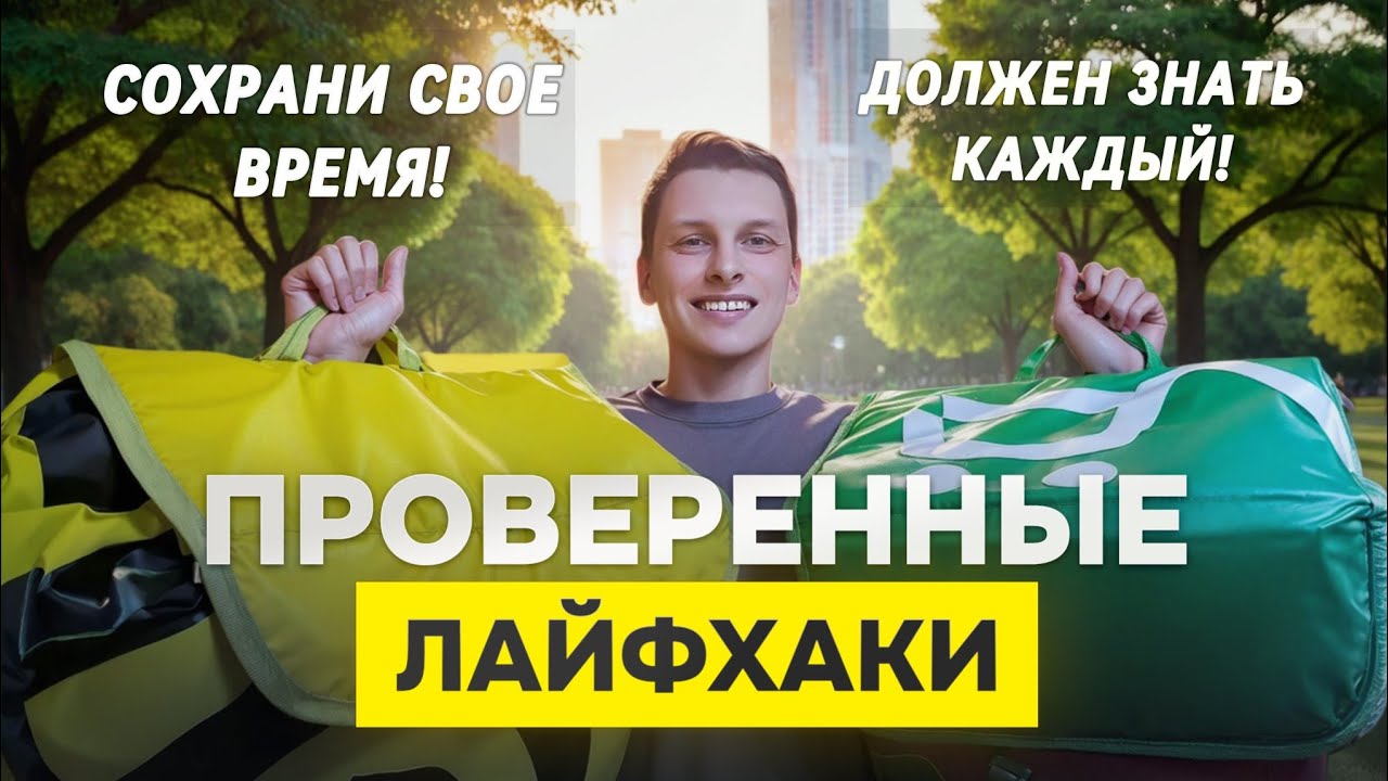 25 ЛАЙФХАКОВ ДЛЯ РАБОТЫ КУРЬЕРОМ ЯНДЕКС ЕДЫ