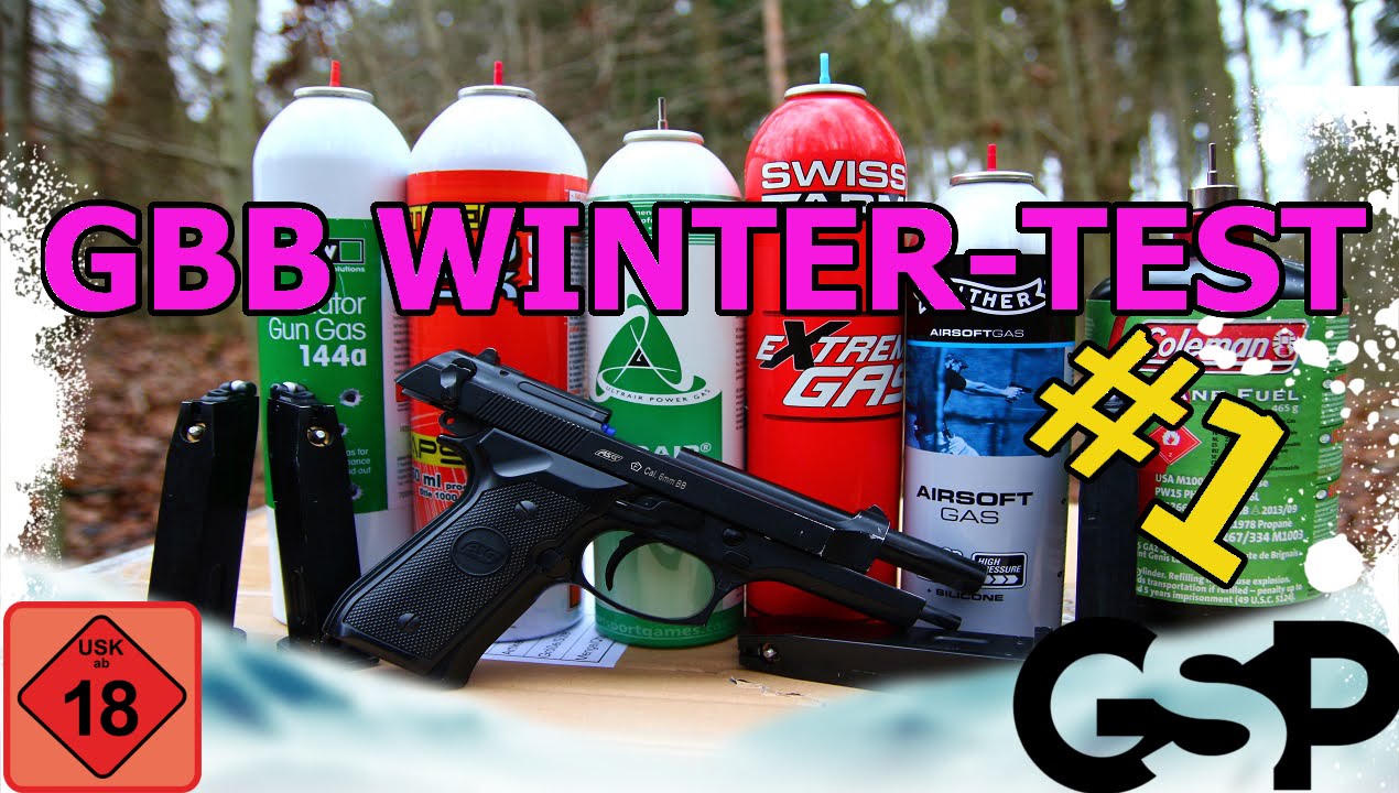 Airsoft Winter GBB Test - GBB Schusstest im Winter - GSPAirsoft german