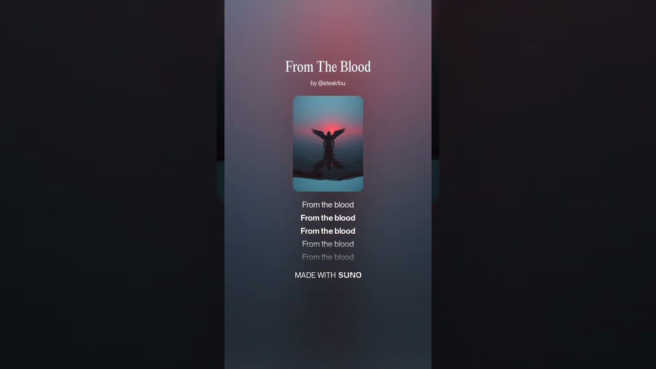 From The Blood