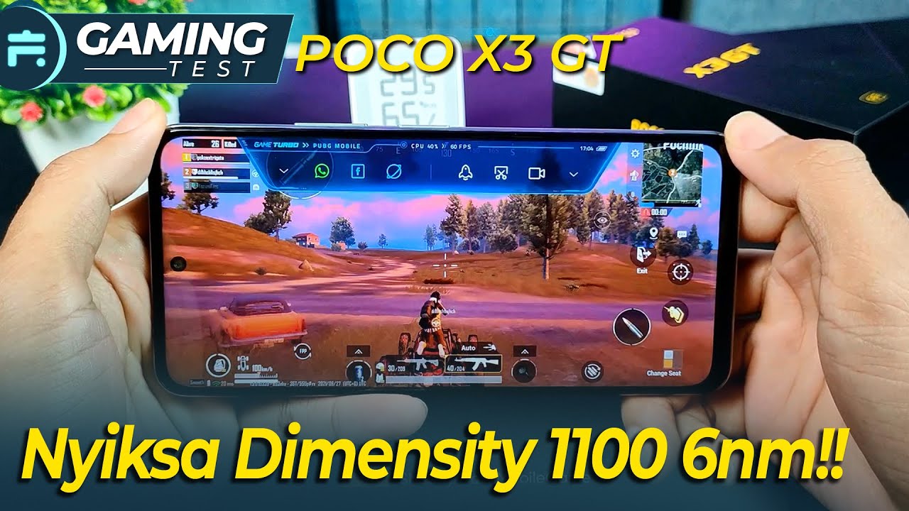 Gaming Test Xiaomi Poco X3 GT 5G PUBG mobile Genshin Impact Indonesia