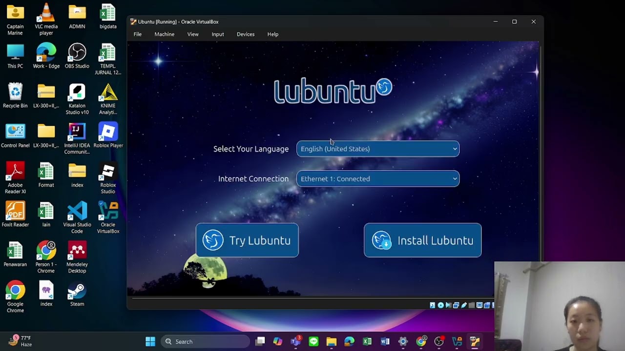 Video Tutorial Instalasi Linux Ubuntu 24.04 Di Virtual Box