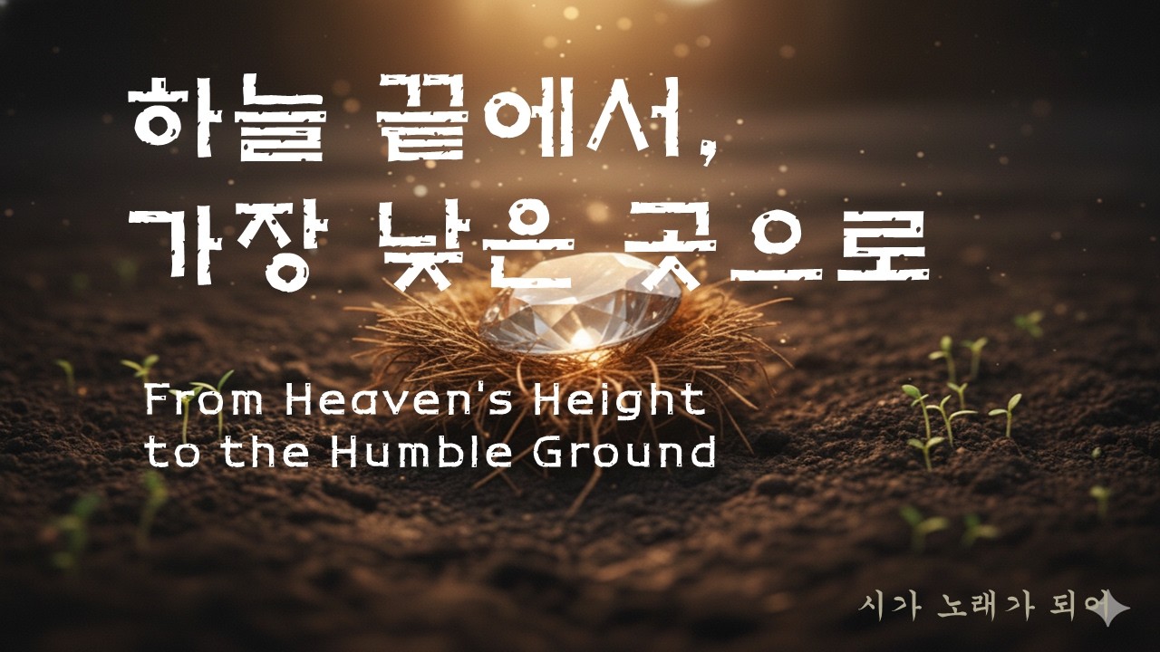 [Folk Ballad CCM] 하늘 끝에서, 가장 낮은 곳으로 | From Heaven's Height to the Humble Ground | Original Poem