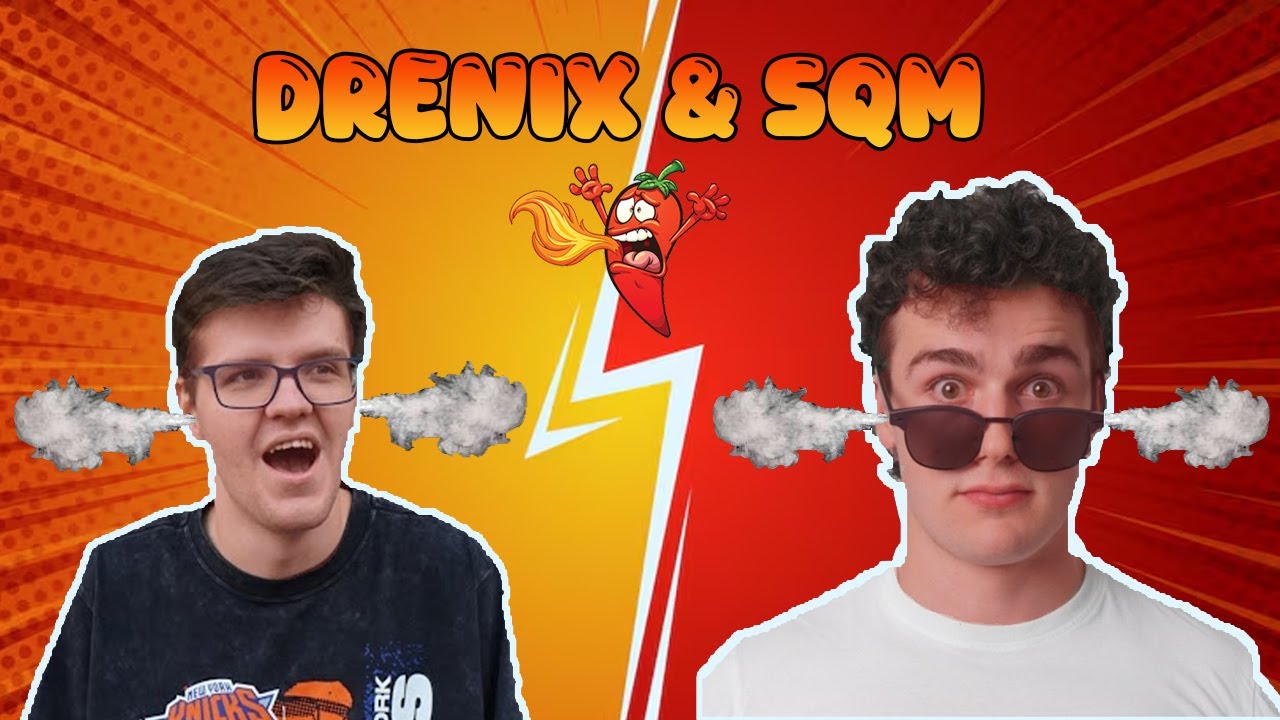 DRENIX & SQM EAT SPICY FOOD ON STREAM!!!