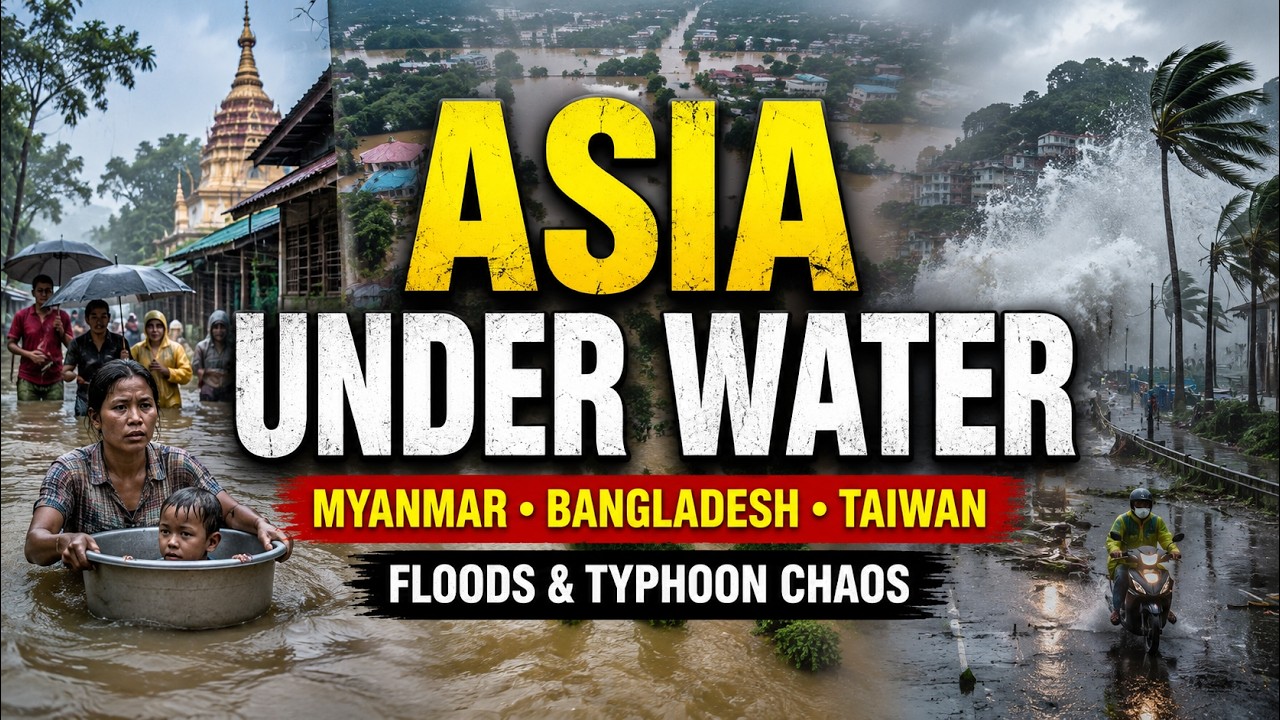 Asia Under Water: Myanmar Floods, Bangladesh Flash Floods & Typhoon Bavi Slams Taiwan | World News