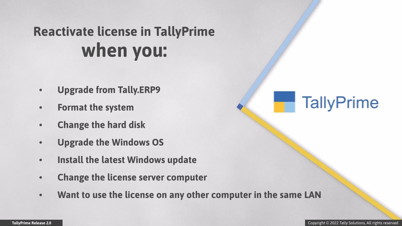 How to Reactivate TallyPrime License When It Is Already Active (Tamil) | TallyHelp