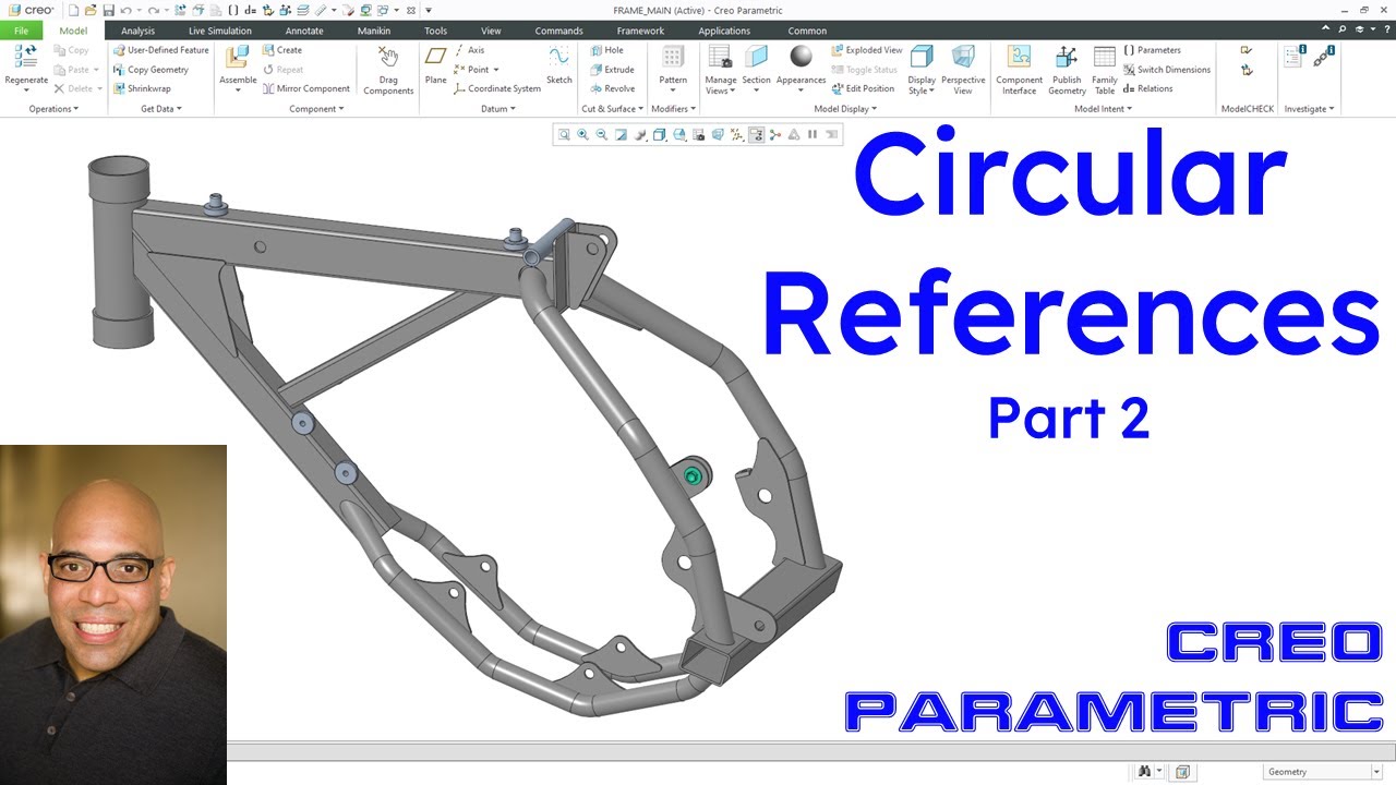 Creo Parametric - Circular References (Part 2) | Assemblies and Top Down Design